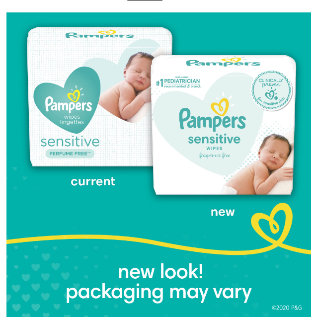Lingettes Pampers Sensitive - Pampers