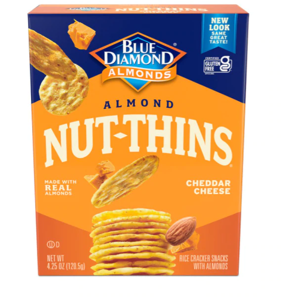 Nut Thins Crackers, Cheddar Cheese 4.25 oz