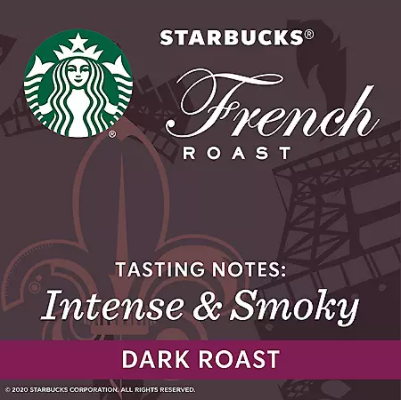 स्टारबक्स डार्क फ्रेंच रोस्ट ग्राउंड कॉफी (40 ऑउंस।)