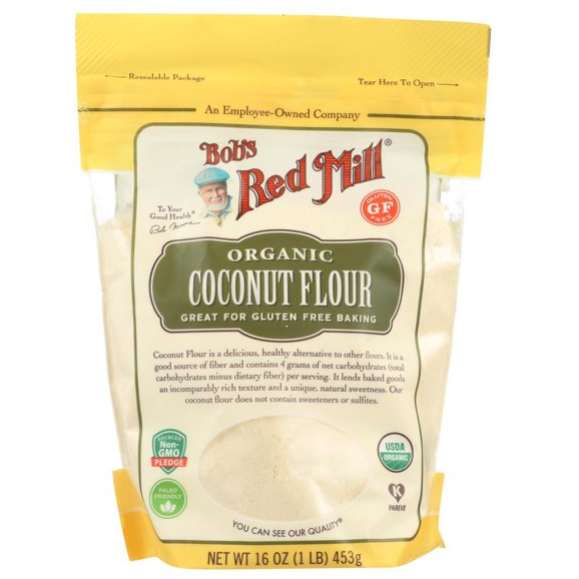 Bobs Red Mill Organic Coconut Flour, 16 oz