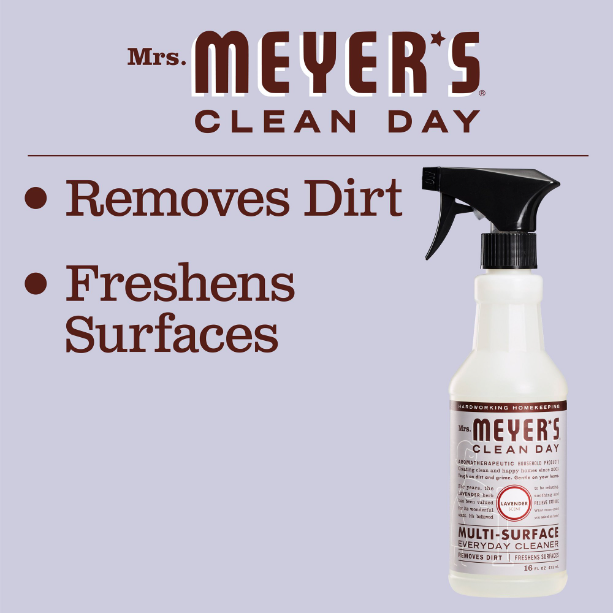 Mrs. Meyer's Clean Day Multi-Surface Everyday Cleaner Bottle, Lavender Scent, 16 fl oz