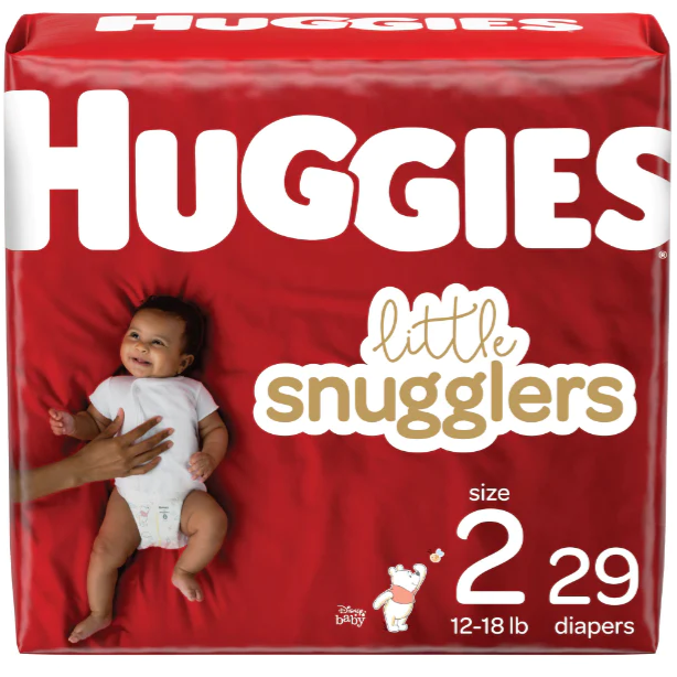 Huggies Little Snugglers Baby Diapers, Size 2, 29 Ct