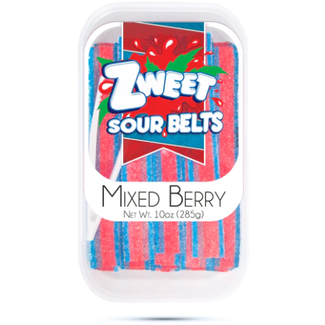 Sour Mixed Berry Belts | 10 oz