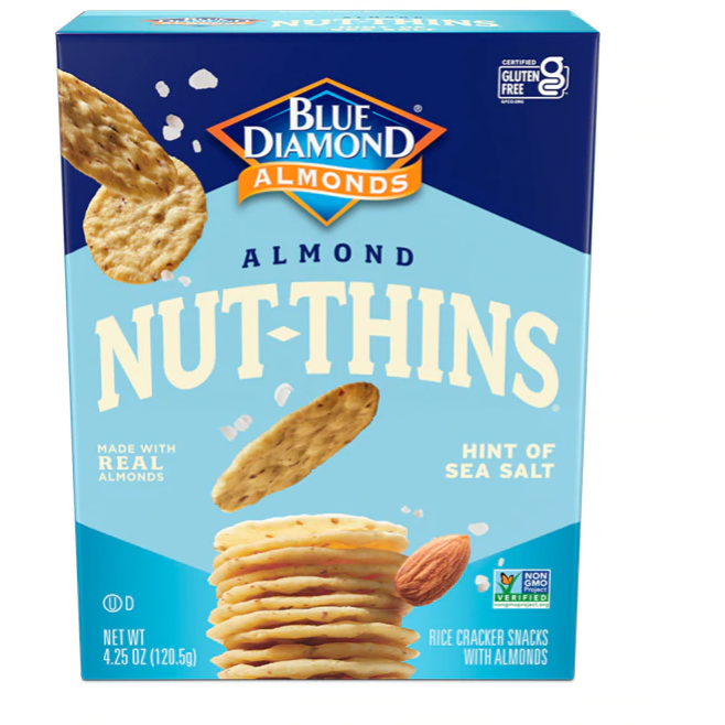 Nut Thins Cracker Crisps, Hint of Sea Salt, 4.25 oz