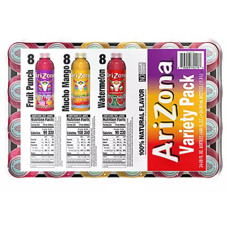 AriZona Juice Variety Pack (20oz / 24pk)