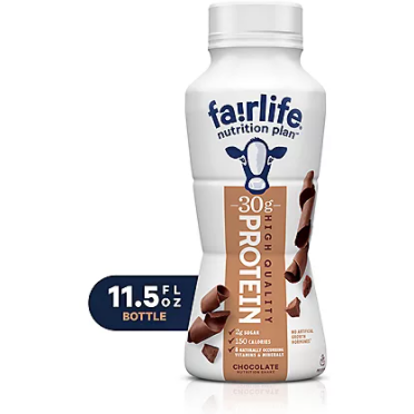 Fairlife Nutrition Plan Chocolate, 30 g Protein Shake (11.5 fl. oz., 12 pk.)