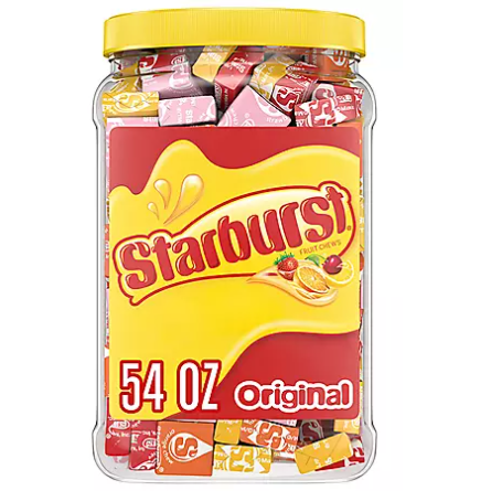 Starburst Original Fruity Chewy Candy Jar (54 oz.)