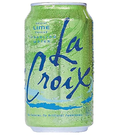 LaCroix Lime Sparkling Water - 12 fl oz cans