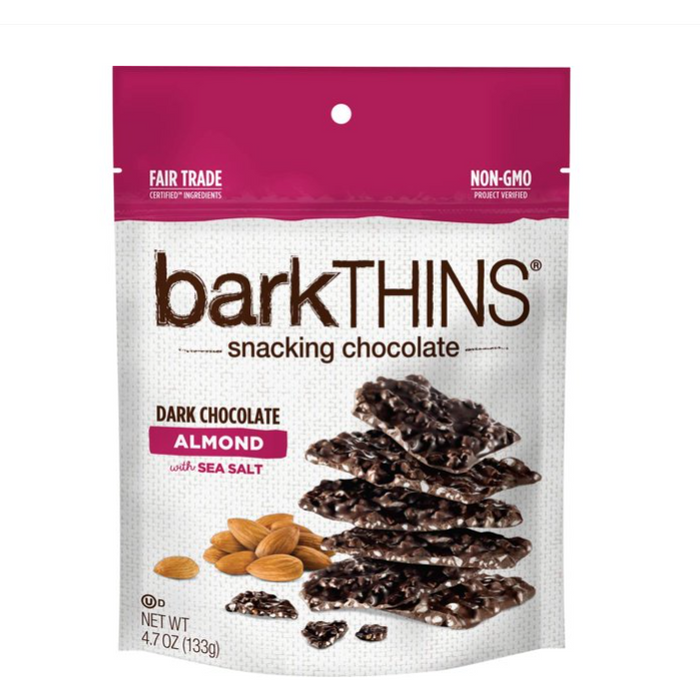 barkTHINS Almond with Sea Salt Dark Chocolate - 4.7oz