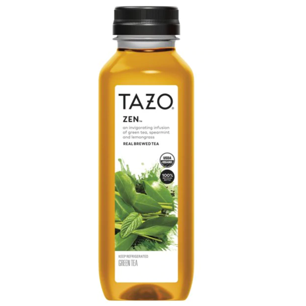 Pure Leaf Tazo Zen Green Tea 12oz — Custom Treats