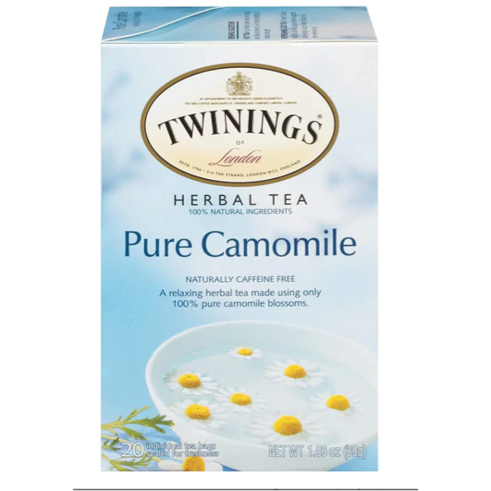 Twinings  Pure Camomile Herbal Tea Bags, 20 Count
