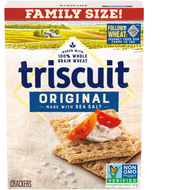 Triscuit Original Whole Grain Wheat Crackers, 12.5 Oz