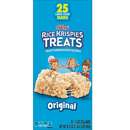 Kellogg's Rice Krispies Treats, 0.78 oz, 60-count