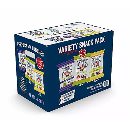 SkinnyPop Popcorn Variety Snack Pack (36 pk.)