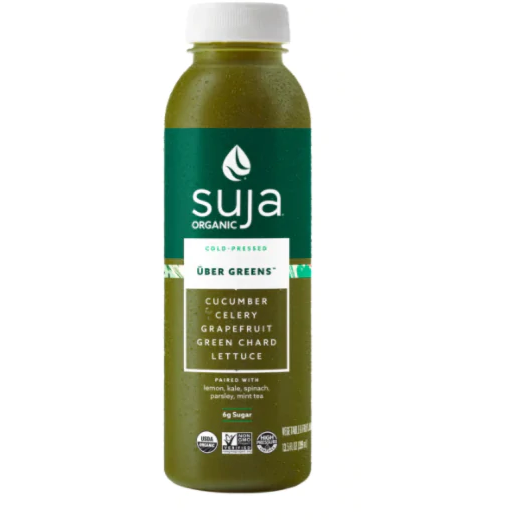 Suja Organic Uber Greens Cold Pressed Green Juice, 13.5 Fl Oz