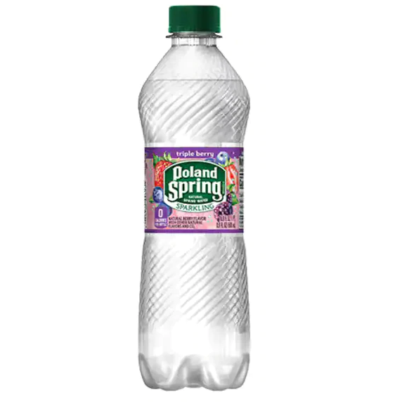 Poland Spring Sparkling Water, Triple Berry, 16.9 oz — Custom Treats