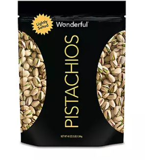 Wonderful Pistachios, Roasted Lightly Salted (48 oz.)