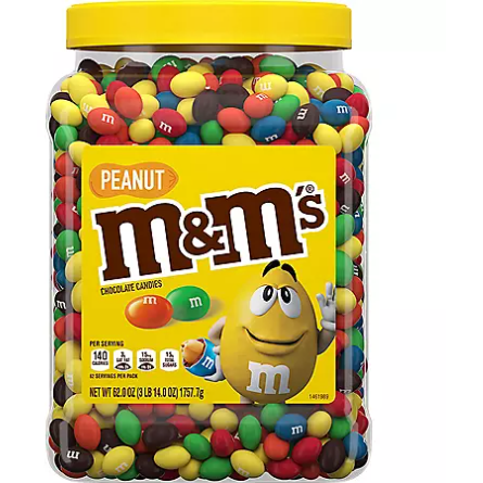 m&m peanut