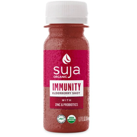 Suja Immunity Elderberry Shot with Zinc and Probiotic, Organic Juice S