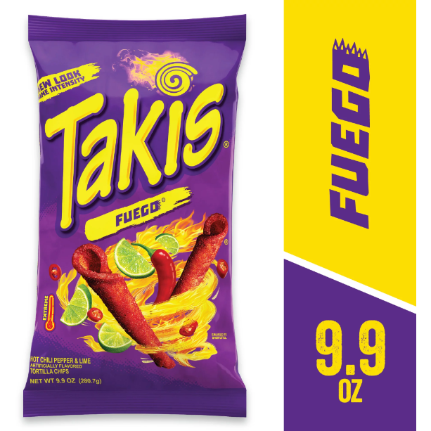 Takis Fuego Tortilla Hot Chili & Lime Chips 9.9 oz