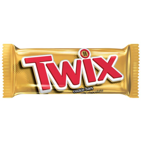 Twix Cookie Bars, Caramel Milk Chocolate, 1.79 oz