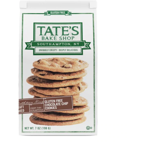 Tate's Bake Shop Gluten Free Chocolate Chip Cookies, 7 oz