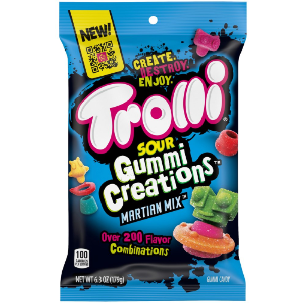 Trolli Sour Gummy Creations Martian Mix Candy, 6.3 Oz
