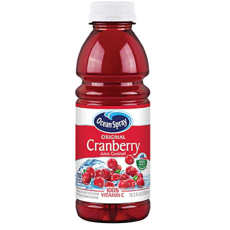 Ocean Spray Cranberry Juice Cocktail  15.2oz