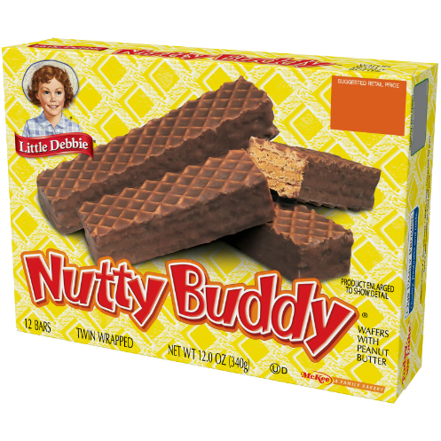 Snack Cakes, Little Debbie Family Pack NUTTY BUDDY ® wafers