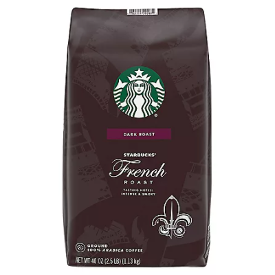 Starbucks Dark French Roast Ground Coffee (40 oz.)