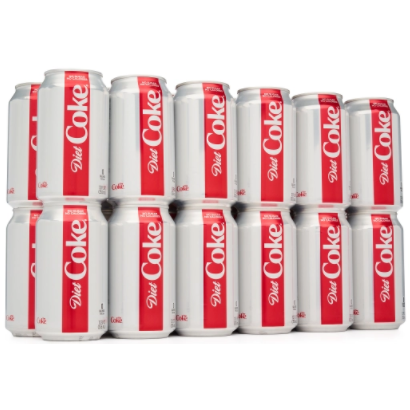 Diet Coke Cola Soda Pop, 12 Fl Oz, 24 Pack Cans