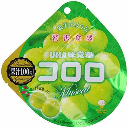 UHA Kororo Gummy Candy, Muscat 48 g