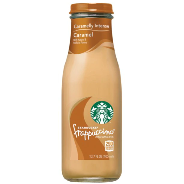 Starbucks Frappuccino Caramel Chilled Coffee Drink, 13.7oz